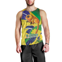 Brazil Independence Day Men Tank Top Sete de Setembro and Golden Lion Tamarin - Wonder Print Shop