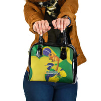Brazil Independence Day Shoulder Handbag Sete de Setembro and Golden Lion Tamarin
