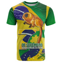 Brazil Independence Day T Shirt Sete de Setembro and Golden Lion Tamarin - Wonder Print Shop
