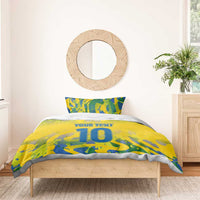 Custom Brazil Football Champion 2024 Bedding Set - Wonder Print Shop