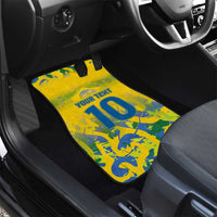 Custom Brazil Football Champion 2024 Car Mats - Wonder Print Shop