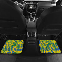 Custom Brazil Football Champion 2024 Car Mats - Wonder Print Shop