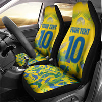 Custom Brazil Football Champion 2024 Car Seat Cover - Wonder Print Shop
