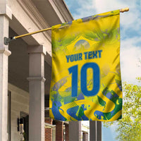 Custom Brazil Football Champion 2024 Garden Flag - Wonder Print Shop