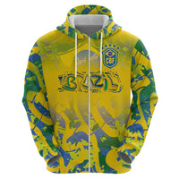 Custom Brazil Football Champion 2024 Hoodie - Wonder Print Shop