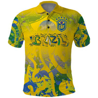 Custom Brazil Football Champion 2024 Polo Shirt - Wonder Print Shop