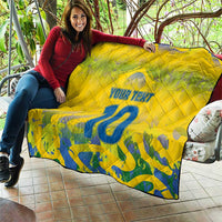 Custom Brazil Football Champion 2024 Quilt - Wonder Print Shop