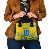 Custom Brazil Football Champion 2024 Shoulder Handbag