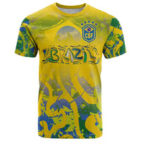 Custom Brazil Football Champion 2024 T Shirt - Wonder Print Shop