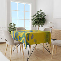 Custom Brazil Football Champion 2024 Tablecloth - Wonder Print Shop