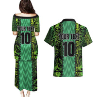 Custom Nigeria Football Champion 2024 Couples Matching Puletasi and Hawaiian Shirt - Wonder Print Shop