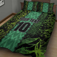 Custom Nigeria Football Champion 2024 Quilt Bed Set - Wonder Print Shop