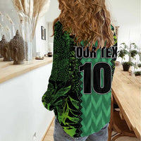 Custom Nigeria Football Champion 2024 Women Casual Shirt - Wonder Print Shop