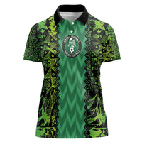 Custom Nigeria Football Champion 2024 Women Polo Shirt - Wonder Print Shop