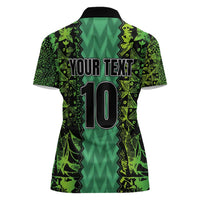 Custom Nigeria Football Champion 2024 Women Polo Shirt - Wonder Print Shop