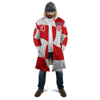 Custom Croatia National Football Cloak Reds and Whites Checkered - Wonder Print Shop