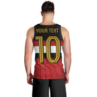 Custom Egypt National Football Men Tank Top Egyptian Geometric and Flag - Wonder Print Shop