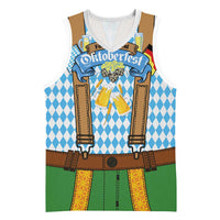 Oktoberfest Basketball Jersey Beer Festival Spirit Lederhosen Costume Style - Wonder Print Shop