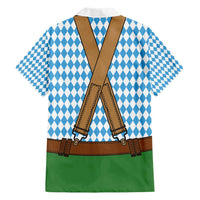 Oktoberfest Hawaiian Shirt Beer Festival Spirit Lederhosen Costume Style - Wonder Print Shop
