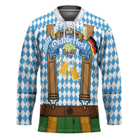 Oktoberfest Hockey Jersey Beer Festival Spirit Lederhosen Costume Style - Wonder Print Shop