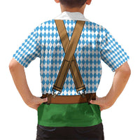 Oktoberfest Kid Hawaiian Shirt Beer Festival Spirit Lederhosen Costume Style - Wonder Print Shop
