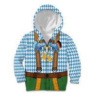 Oktoberfest Kid Hoodie Beer Festival Spirit Lederhosen Costume Style - Wonder Print Shop