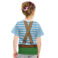 Oktoberfest Kid T Shirt Beer Festival Spirit Lederhosen Costume Style - Wonder Print Shop