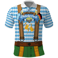 Oktoberfest Polo Shirt Beer Festival Spirit Lederhosen Costume Style - Wonder Print Shop
