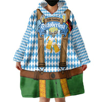 Oktoberfest Wearable Blanket Hoodie Beer Festival Spirit Lederhosen Costume Style - Wonder Print Shop
