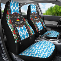 German Christmas Car Seat Cover Lederhosen Weihnachten Style with Bavaria Pattern - Wonder Print Shop