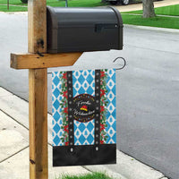 German Christmas Garden Flag Lederhosen Weihnachten Style with Bavaria Pattern - Wonder Print Shop