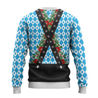 German Christmas Ugly Christmas Sweater Lederhosen Weihnachten Style with Bavaria Pattern - Wonder Print Shop