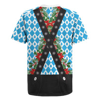 German Christmas Rugby Jersey Lederhosen Weihnachten Style with Bavaria Pattern - Wonder Print Shop