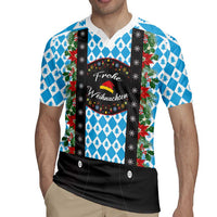 German Christmas Rugby Jersey Lederhosen Weihnachten Style with Bavaria Pattern - Wonder Print Shop