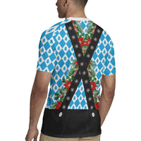 German Christmas Rugby Jersey Lederhosen Weihnachten Style with Bavaria Pattern - Wonder Print Shop