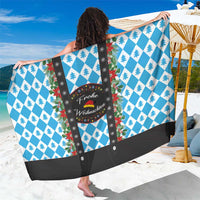 German Christmas Sarong Lederhosen Weihnachten Style with Bavaria Pattern - Wonder Print Shop