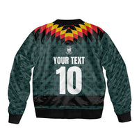 Custom German Christmas Bomber Jacket German Football Jersey mix Santa Suit Style - Wonder Print Shop