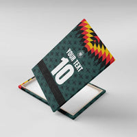 Custom German Christmas Canvas Wall Art German Football Jersey mix Santa Suit Style - Wonder Print Shop