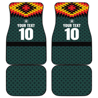 Custom German Christmas Car Mats German Football Jersey mix Santa Suit Style - Wonder Print Shop