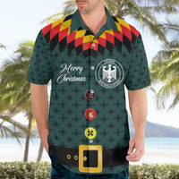 Custom German Christmas Hawaiian Shirt German Football Jersey mix Santa Suit Style - Wonder Print Shop