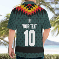 Custom German Christmas Hawaiian Shirt German Football Jersey mix Santa Suit Style - Wonder Print Shop