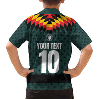 Custom German Christmas Kid Hawaiian Shirt German Football Jersey mix Santa Suit Style - Wonder Print Shop