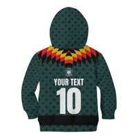 Custom German Christmas Kid Hoodie German Football Jersey mix Santa Suit Style - Wonder Print Shop
