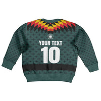 Custom German Christmas Kid Ugly Christmas Sweater German Football Jersey mix Santa Suit Style - Wonder Print Shop