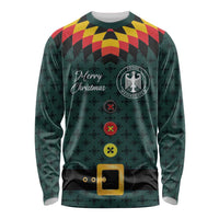 Custom German Christmas Long Sleeve Shirt German Football Jersey mix Santa Suit Style - Wonder Print Shop