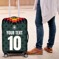 Custom German Christmas Luggage Cover German Football Jersey mix Santa Suit Style - Wonder Print Shop