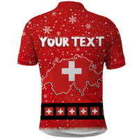 Personalized Swiss Christmas - Designed in Santa Suit Polo Shirt - Wonder Print Shop