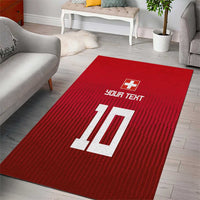 Custom Swiss Football Jersey for The Champions Area Rug LT03