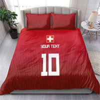 Custom Swiss Football Jersey for The Champions Bedding Set LT03