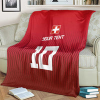 Custom Swiss Football Jersey for The Champions Blanket LT03